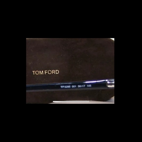 TOM FORD TF5295 001 UNISEX EYEGLASSES FRAMES 56-17-145 NEW w. CASE & BOX!!! - Picture 4 of 4